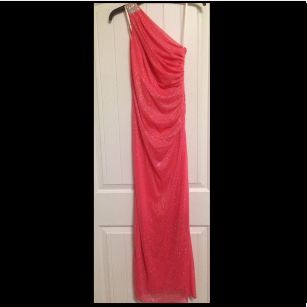 Coral Prom Dress- Formal Gown- Size 4